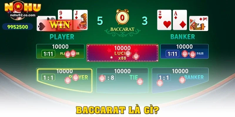 Luật chơi Baccarat chi tiết và kinh nghiệm tại NOHU52