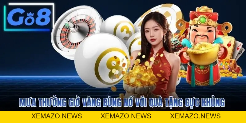 Mưa Thưởng Giờ Vàng - 5 Phút Săn 99 Triệu Cực Gắt Tại GO8